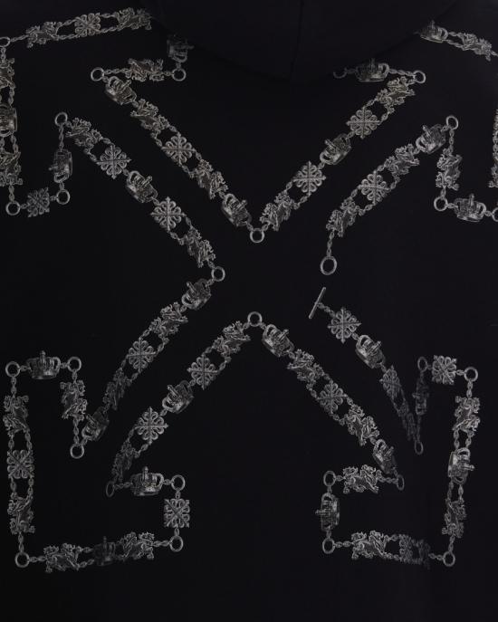 26SS 오프화이트 후드 티셔츠 933810 Black - OFF WHITE