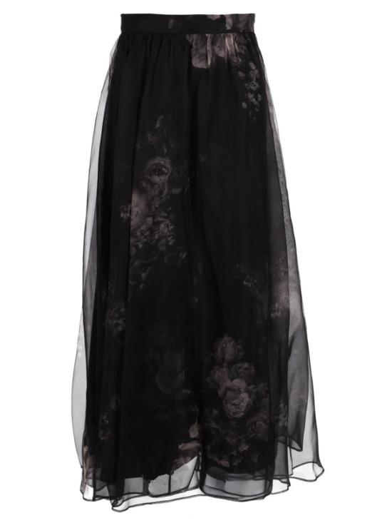 25FW 짐머만 롱 스커트 5350SF251 GSFLT Black