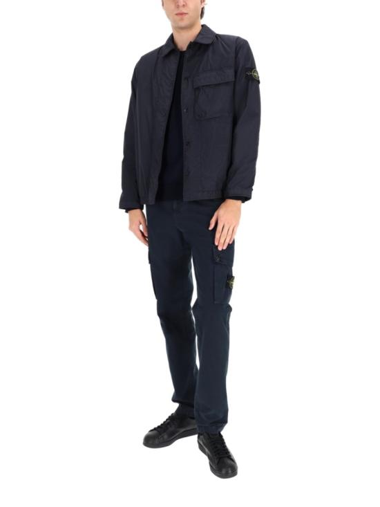  스톤 아일랜드 긴팔 셔츠 1200002 S0A23V0020 Black - STONE ISLAND