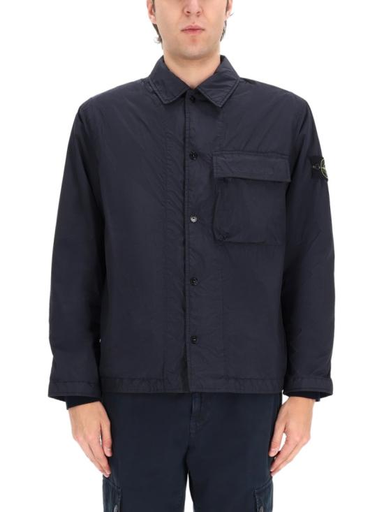  스톤 아일랜드 긴팔 셔츠 1200002 S0A23V0020 Black - STONE ISLAND