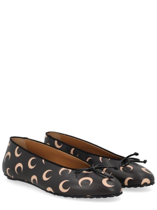 25FW 마린세르 플랫 슈즈 WFL002A CLEA0069IT99 Black - MARINE SERRE