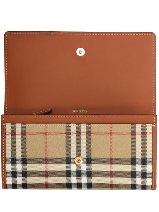  버버리 체크 장지갑 8109799 A9534 Neutrals - BURBERRY
