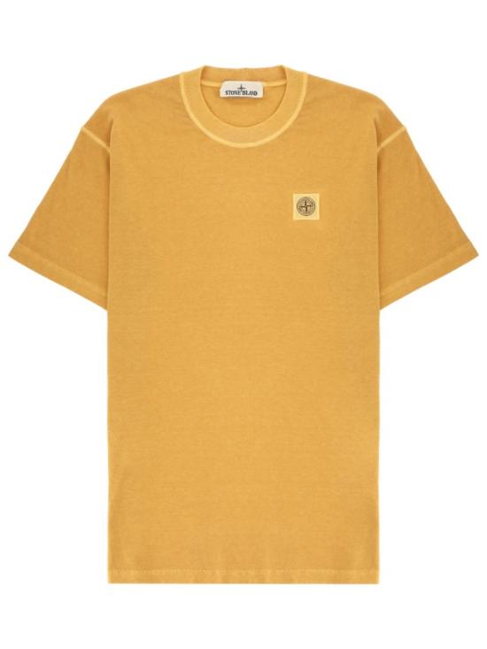  스톤 아일랜드 반팔 티셔츠 2100026 S0057V0134 Yellow