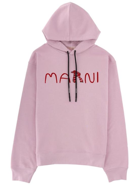 26SS 마르니 후드 티셔츠 FUMU0137PS USCY85LOC20 Pink