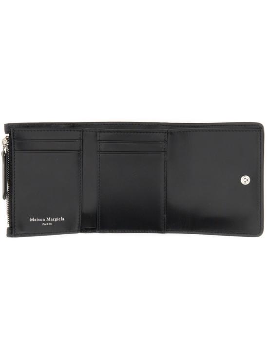  마르지엘라 4스티치 트라이폴드 지갑 SA3UI0017 P4745T8013 Black - MAISON MARGIELA