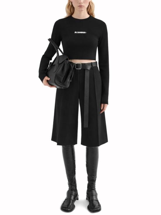 26SS 질샌더 긴팔 티셔츠 J40SD0115 J20011001 Black - JIL SANDER