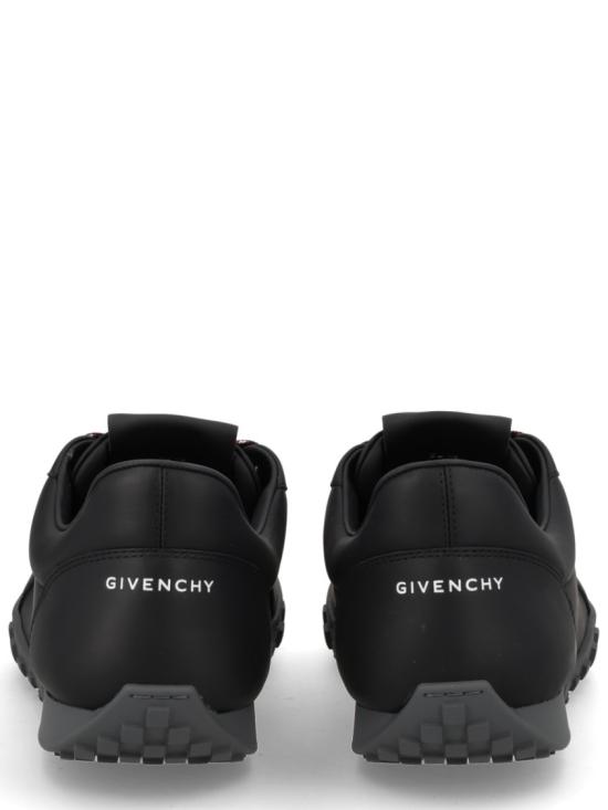  지방시 글라이드 레더 스니커즈 BH00B4H1X1 001 Black - GIVENCHY