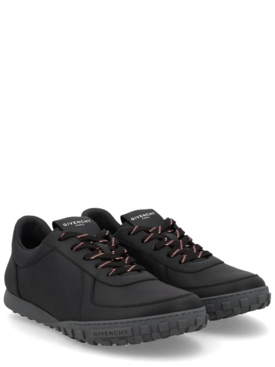  지방시 글라이드 레더 스니커즈 BH00B4H1X1 001 Black - GIVENCHY