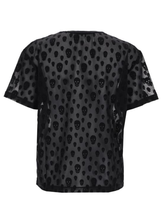 26SS 알렉산더 맥퀸 탑 858610 QCAMQ1000 Black - ALEXANDER MCQUEEN