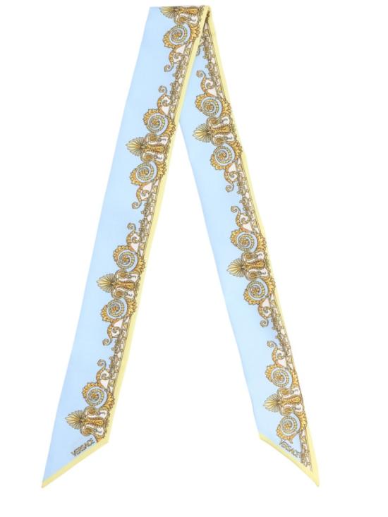 26SS 베르사체 머플러/스카프 IBA0005 1A170595Y580 Blue - VERSACE