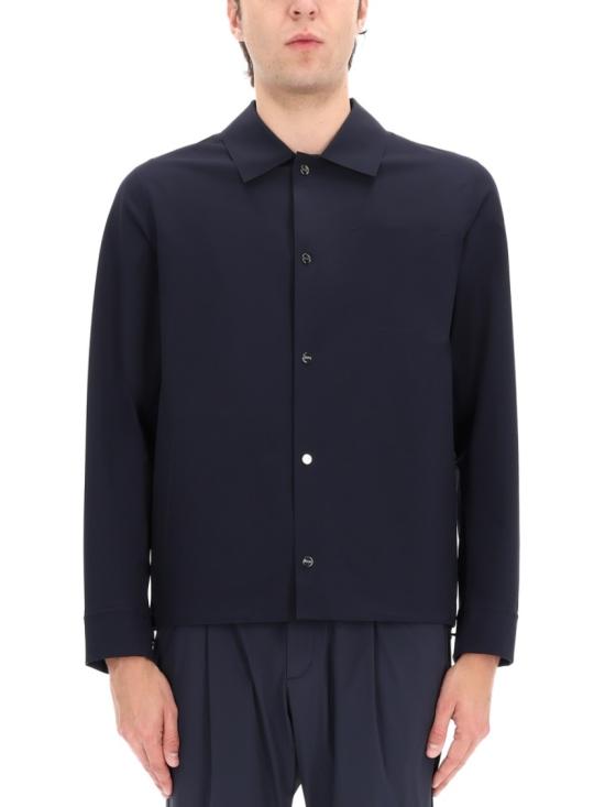 26SS 에르노 에센스 셔켓 GI000318U 12301SZ9294 Black - HERNO
