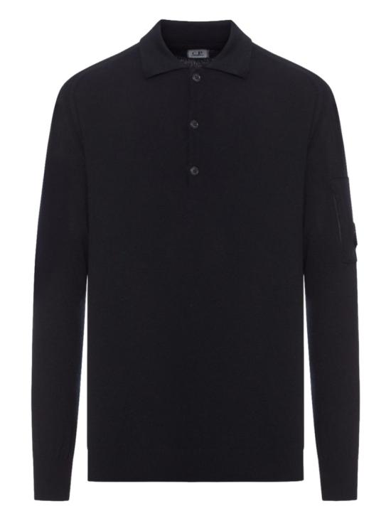 25FW 씨피 컴퍼니 폴로 티셔츠 19CMKN038A 005528A999 Black