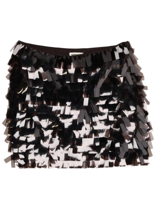25FW 스타우드 숏 스커트 R25F6126SQ EART Black