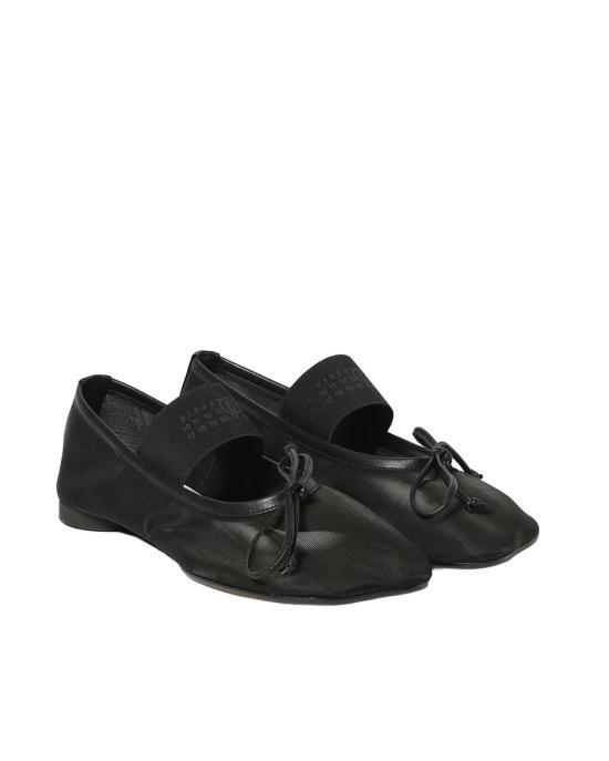 26FW MM6 메종마르지엘라 플랫 슈즈 3646410 Black - MM6 MAISON MARGIELA