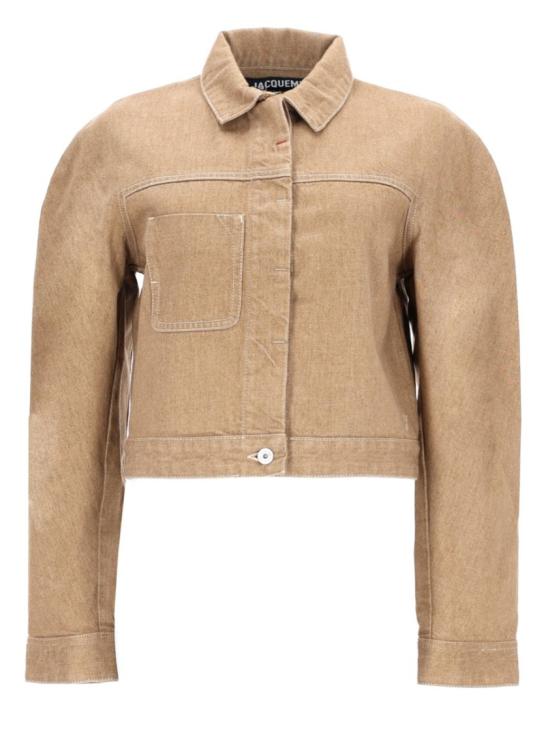 26SS 자크뮈스 오발로 자켓 JAW00142AD0 0058150 Brown