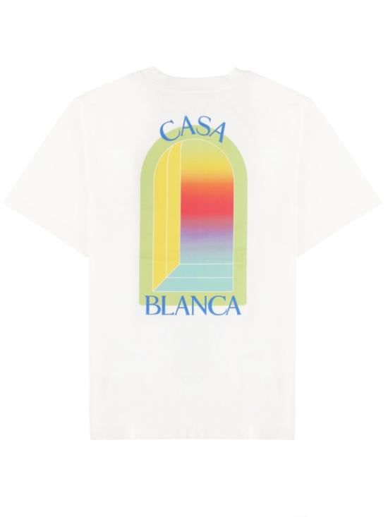 26SS 카사블랑카 반팔 티셔츠 M SP26 JTS 001 13LARCHE White - CASABLANCA