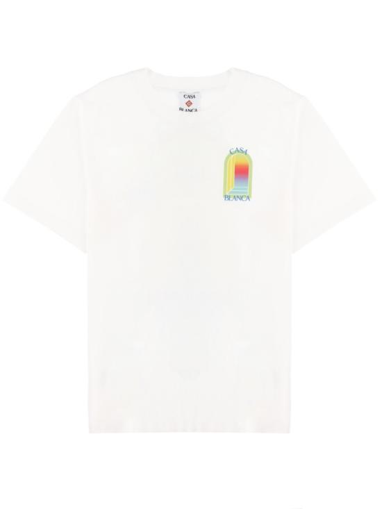 26SS 카사블랑카 반팔 티셔츠 M SP26 JTS 001 13LARCHE White