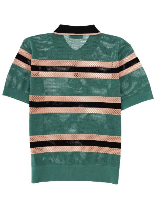 26SS 드리스 반 노튼 폴로 티셔츠 021218 3701609 Green - DRIES VAN NOTEN