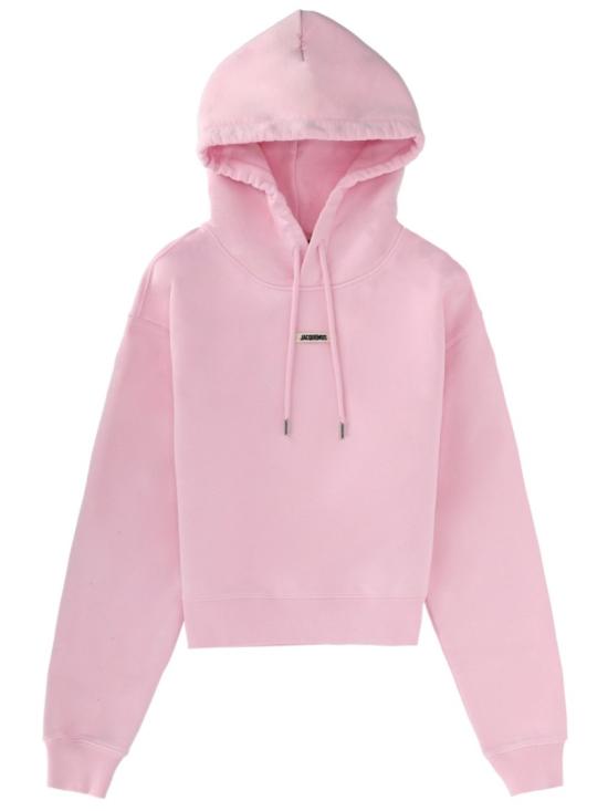 26SS 자크뮈스 르 그로그랭 후드 티셔츠 HOW00247AJ0 0109431 Pink
