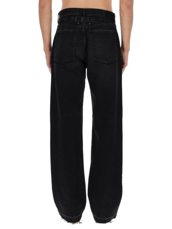 25FW 마르지엘라 스트레이트 레그 진 S50LA0243 M30040961 Black - MAISON MARGIELA
