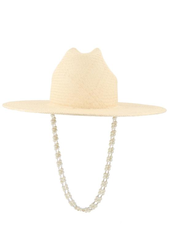 26SS 루슬란바진스키 모자 CWB036SS26 STR PRL 2CHA 11P SRBNATURALSTRAW Neutrals - RUSLAN BAGINSKIY