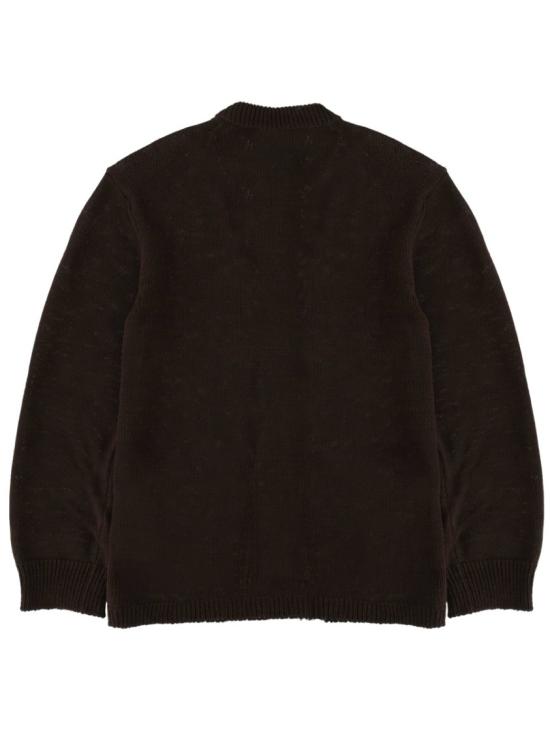 26SS 아워레가시 Parlor 가디건 M2263PB BLACKCOFFEECOTTONRAFIA Black - OUR LEGACY