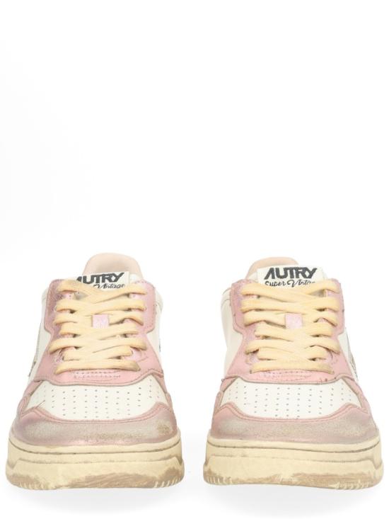 25FW 오트리 슈퍼 빈티지 메달리스트 로우 레더 스니커즈 AVLW MT06 Neutrals - AUTRY