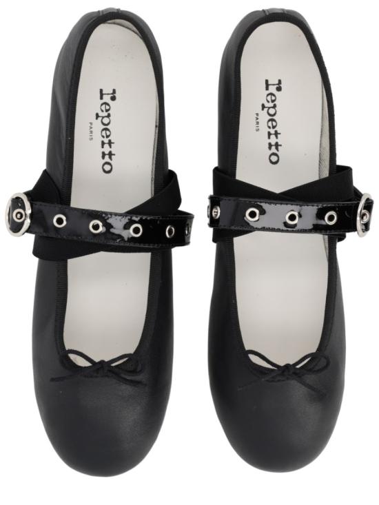 26SS 레페토 발레 트위스트 플랫 슈즈 V4237VVE 410 Black - REPETTO