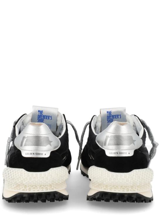  골든구스 립스탑 나일론 어퍼 & 실버 스타 마라톤 스니커즈 GMF00684 F00567590179 Black - GOLDEN GOOSE
