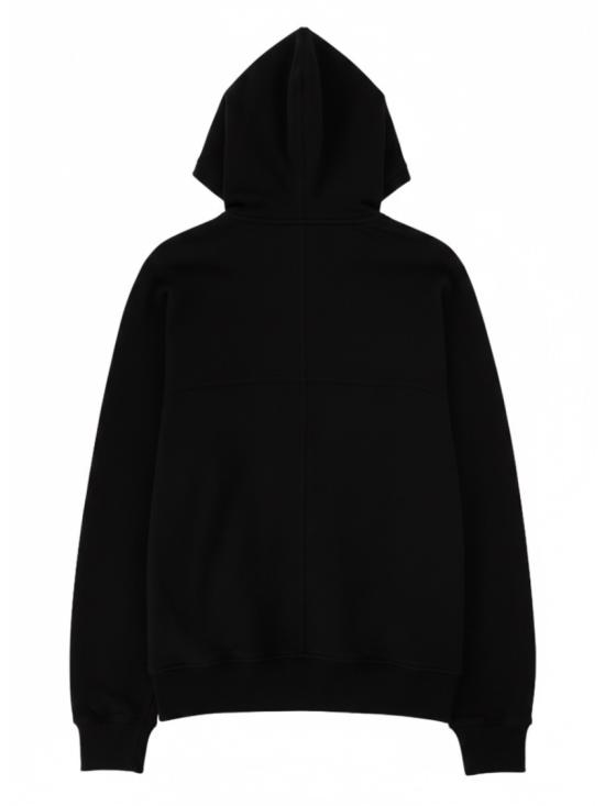 26SS 릭 오웬스 후드 티셔츠 RU01F2241 JNT09 Black - RICK OWENS