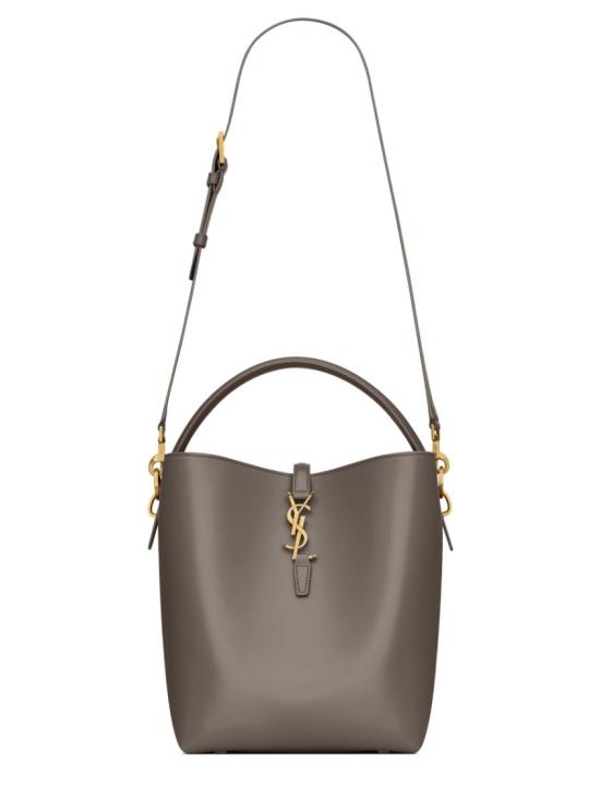  생로랑 르 37 샤이니 레더백 742828 2R20W1997 Grey - SAINT LAURENT