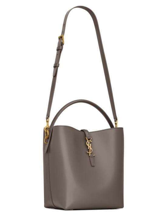  생로랑 르 37 샤이니 레더백 742828 2R20W1997 Grey - SAINT LAURENT