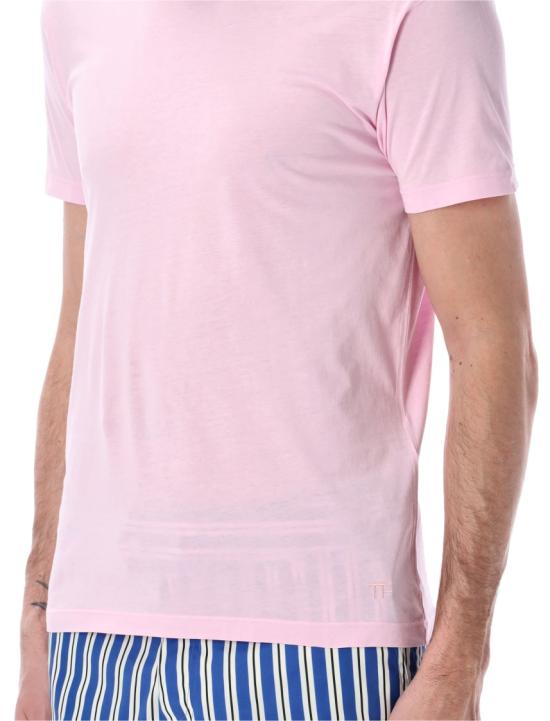 26SS 톰포드 반팔 티셔츠 JCS026JMC084PAH Purple - TOMFORD
