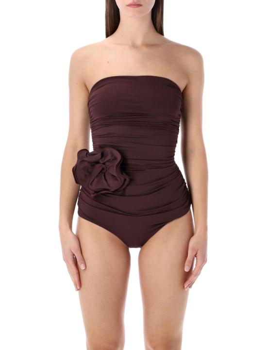 26SS 마그다뷰트림 비치웨어 613426BODEAUX Burgundy