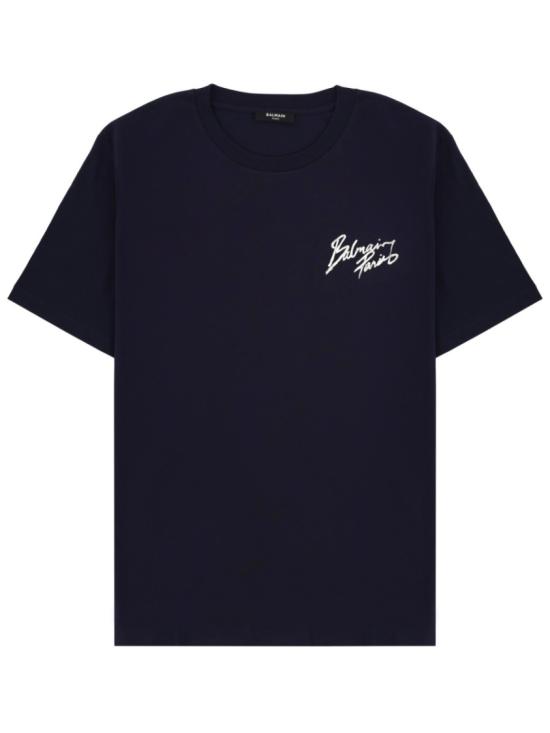 26SS 발망 반팔 티셔츠 GH1EG000BD40 SIV Black