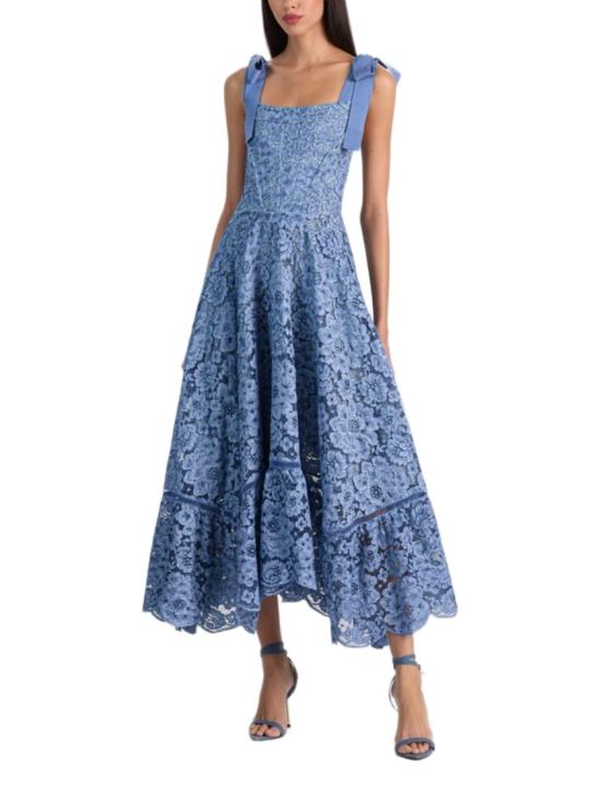 26SS Alice Olivia By Stacey Bendet 롱 원피스 CC603L17539R050 Blue - OTHER BRANDS