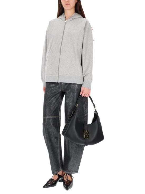 25FW 가니 후드 티셔츠 T4399 921 Grey - GANNI
