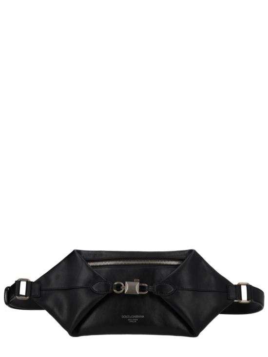 26SS 돌체앤가바나 Lock 벨트백 BM2188 AU99480999 Black