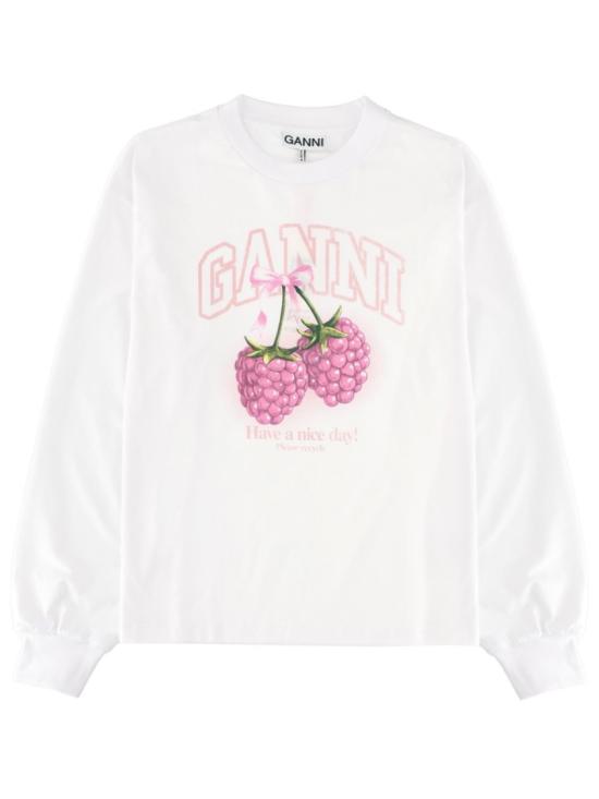 26SS 가니 긴팔 티셔츠 A1050141 151 White