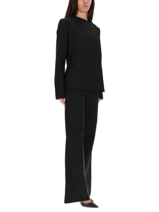 25FW 쿠레쥬 스트레이트 팬츠 325CPA425P L02249901 Black - COURREGES