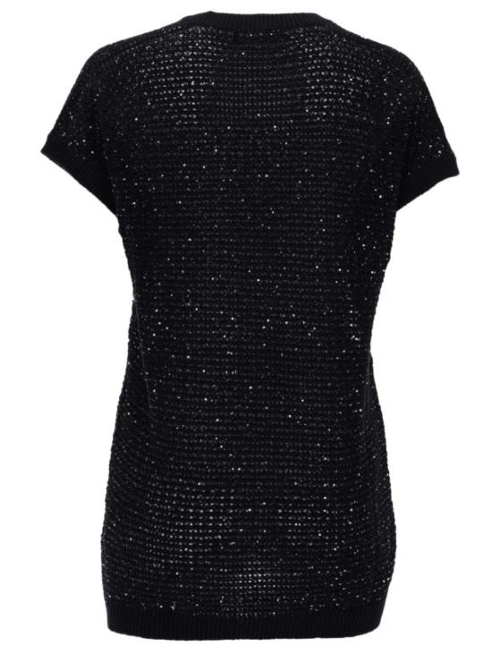 26SS 파비아나 필리피 탑 MAD276F531 M120VR5 Black - FABIANA FILIPPI