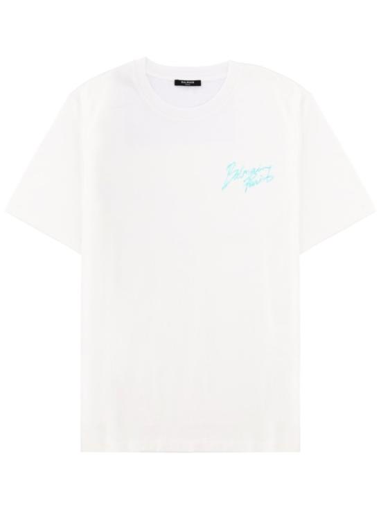 26SS 발망 반팔 티셔츠 GH1EG000BD40 GXF White