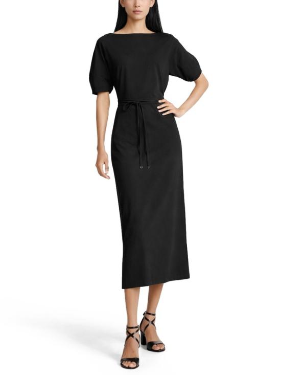 26SS 르메르 코튼 오프 숄더 드레스 DR1147 LJ1010BR498 Black - LEMAIRE