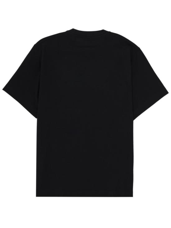  버버리 로고 코튼 티셔츠 8122387 A1189 Black - BURBERRY