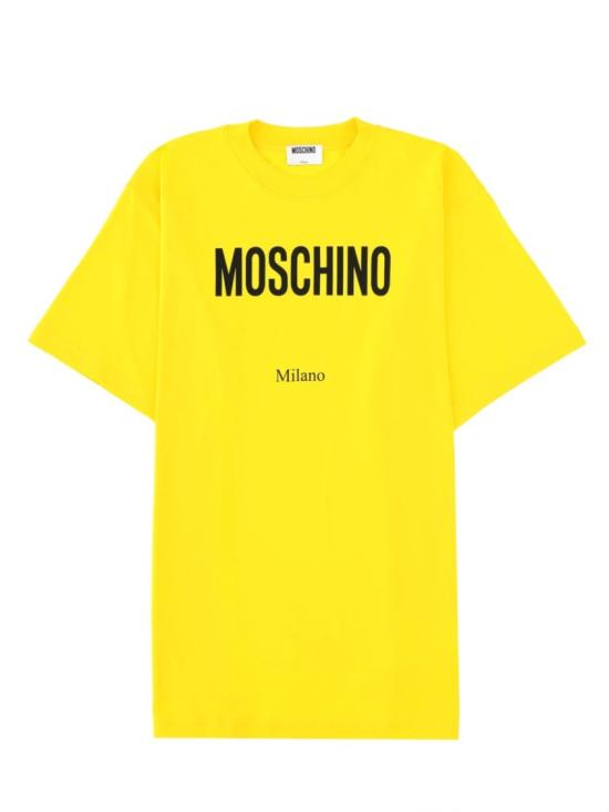 26SS 모스키노 반팔 티셔츠 07130241 1027 Yellow