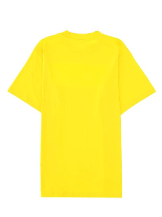26SS 모스키노 반팔 티셔츠 07130241 1027 Yellow - MOSCHINO