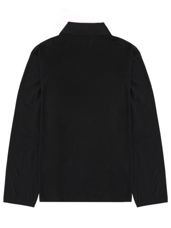 26SS 아워레가시 럭비 롱슬리브 하이 트위스트 저지 M2266RB BLACKHIGHTWISTJERSEY Black - OUR LEGACY