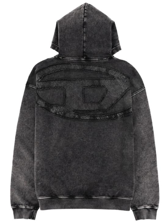 26SS 디젤 s-boxt-hood-den 후드티셔츠 A19325 0KIBZ9XXA Black - DIESEL