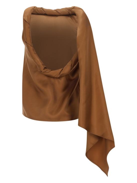26SS 루루 드 세종 민소매 티셔츠 WILMA MACADAMIA Brown - LOULOU DE SAISON