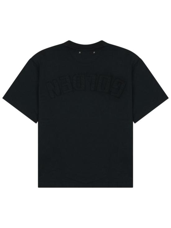  골든구스 반팔 티셔츠 GWP01874 P00157690456 Black - GOLDEN GOOSE